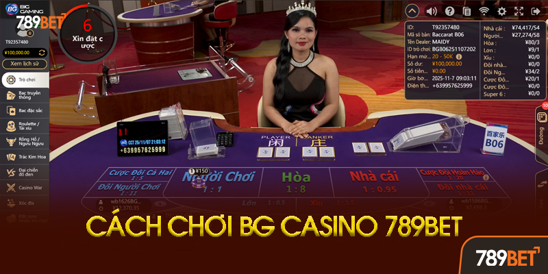 BG Casino - Sảnh Game Bài Trực Tuyến Đẳng Cấp Quốc Tế Tại 789bet 2 Ưu Điểm Vượt Trội Của BG Casino Tại 789bet